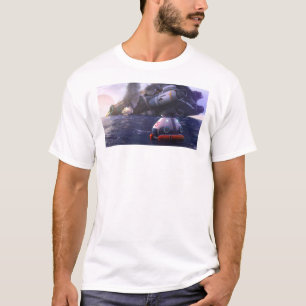 Subnautica Escape Pod Artwork Aurora Poster T-shirt