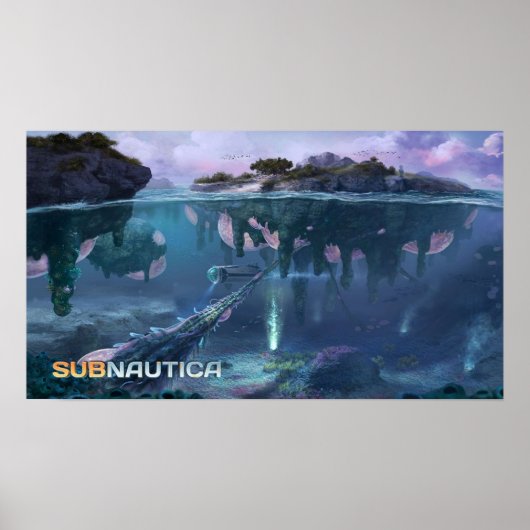 Subnautica Floating Island Poster (Voorkant)