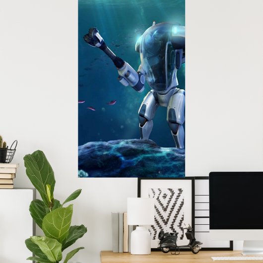 subnautica poster (Thuiskantoor)