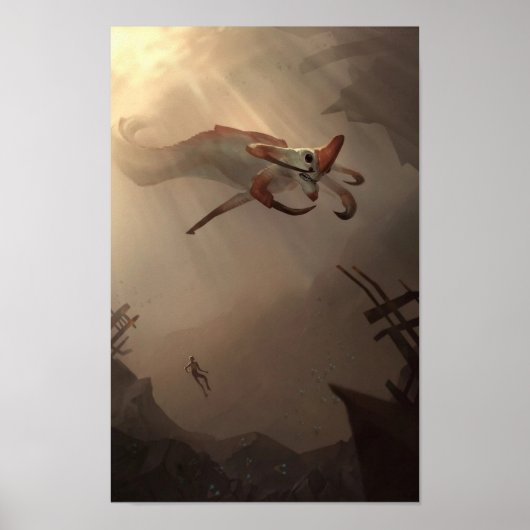 Subnautica - Reaper Leviathan Poster (Voorkant)