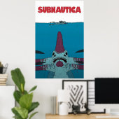 Subnautica spel - Film Poster (Thuiskantoor)