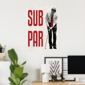 Subpar Obama Poster (Thuiskantoor)