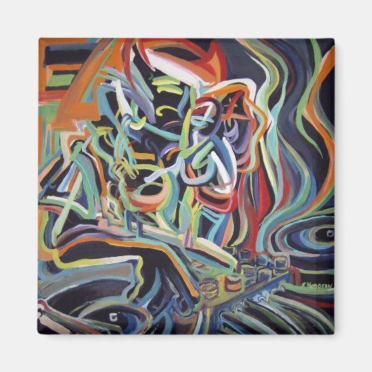 SubRosa DJ Magneet (Voorkant)