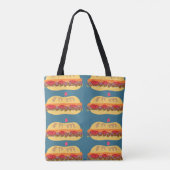 Subsandwiches Fun Food Pattern Design Bag Tote Bag (Achterkant)