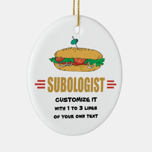 Subsandwiches personaliseren keramisch ornament (Rechts)