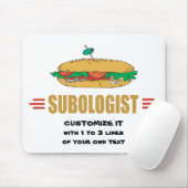 Subsandwiches personaliseren muismat (Met muis)