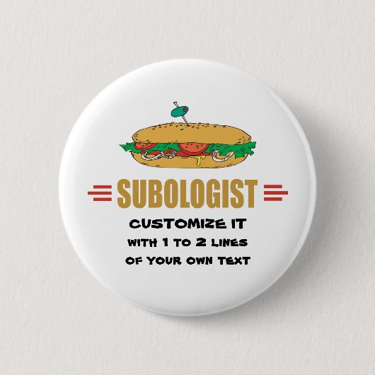Subsandwiches personaliseren ronde button 5,7 cm (Voorkant)