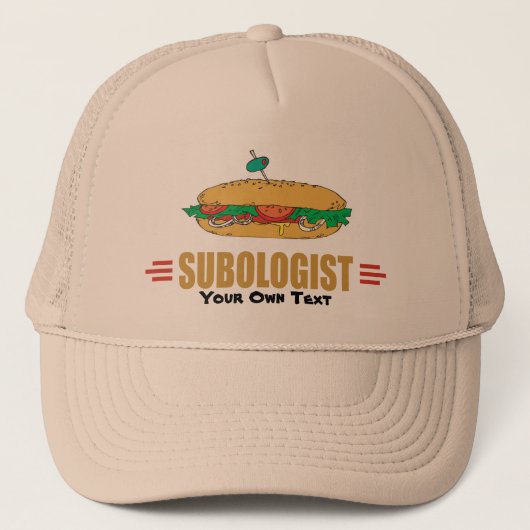 Subsandwiches personaliseren trucker pet (Voorkant)