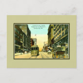  subsidie avenue, streetcar, Kansas City MO Briefkaart (Voorkant)