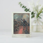 Subsidie bij de Capture of the City of Mexico Leut Briefkaart (Staand voorkant)