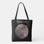 Subsidie moonside picture moon and sun tote bag (Achterkant)