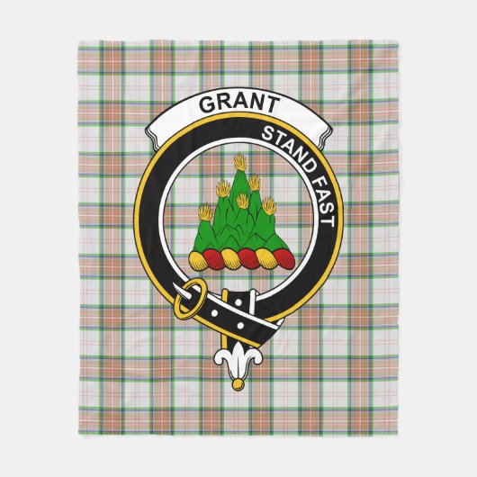 Subsidie van Auchnauwe Tartan Pset Fleece Deken (Voorkant)