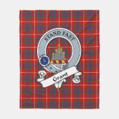 Subsidie van Lurg Clan Badge Tartan Pset Fleece Deken (Voorkant)
