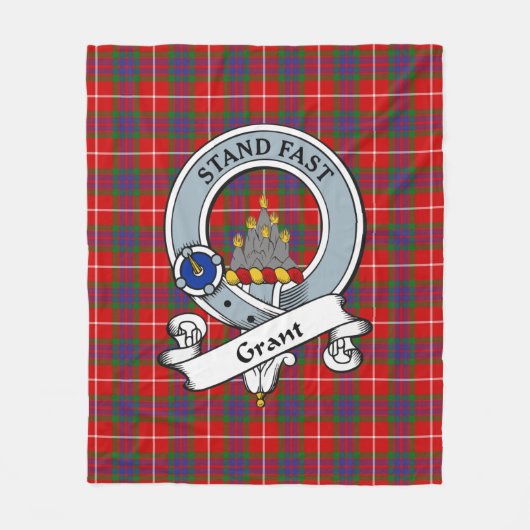 Subsidie van Lurg Clan Badge Tartan Pset Fleece Deken (Voorkant)
