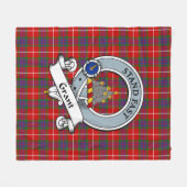 Subsidie van Lurg Clan Badge Tartan Pset Fleece Deken (Voorkant (Horizontaal))