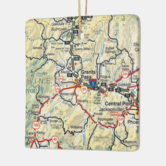 Subsidiepas of  kaart keramisch ornament (Links)