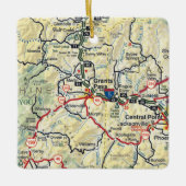 Subsidiepas of  kaart keramisch ornament (Voorkant)