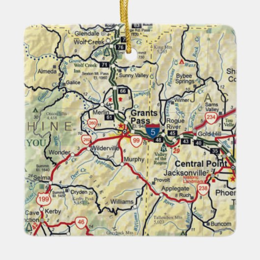 Subsidiepas of  kaart keramisch ornament (Voorkant)