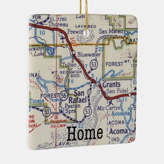 Subsidies New Mexico Home  Map Keramisch Ornament (Rechts)