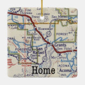 Subsidies New Mexico Home  Map Keramisch Ornament (Achterkant)