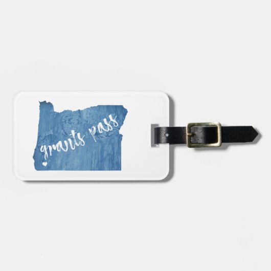 Subsidies Pass Oregon Wood Grain Bagagelabel (Voorkant horizontaal)