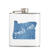 Subsidies Pass Oregon Wood Grain Heupfles (Voorkant)