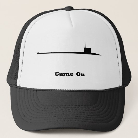 Subspel aan trucker pet (Voorkant)
