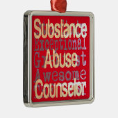 Substance Abuse Counselor Extraordinaire Metalen Ornament (Rechts)