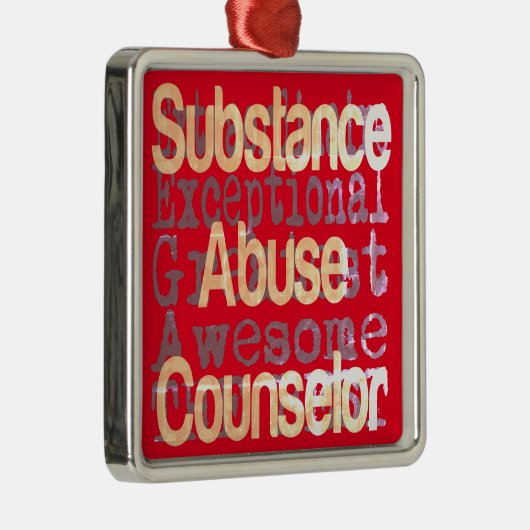 Substance Abuse Counselor Extraordinaire Metalen Ornament (Rechts)