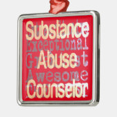 Substance Abuse Counselor Extraordinaire Metalen Ornament (Links)