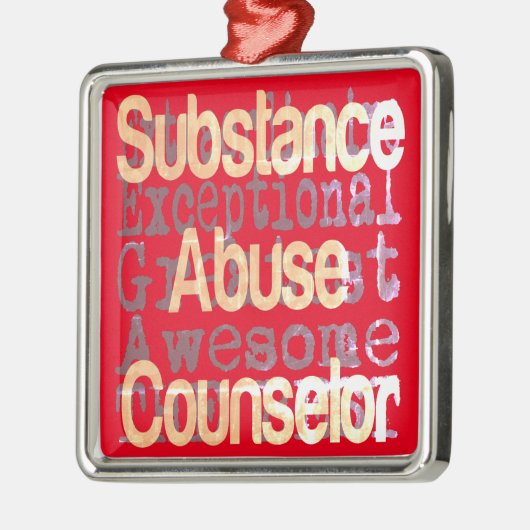 Substance Abuse Counselor Extraordinaire Metalen Ornament (Links)