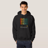 Substitute Teacher Appreciation Week Back to Schoo Hoodie (Voorkant volledig)