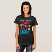 Substitute Teacher Quote  2 T-shirt (Voorkant volledig)