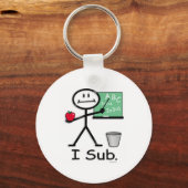 Substitute Teacher Sleutelhanger (Voorkant)