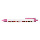 Substitute Teacher Zwarte Inkt Pen (Bovenkant)