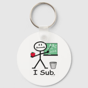 Substituut leraar sleutelhanger