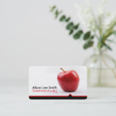 Substituut leraar visitekaartje (Staand voorkant)