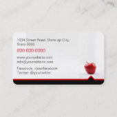 Substituut leraar visitekaartje (Achterkant)