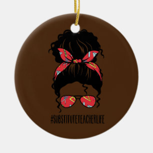 Substituut lerarenleven keramisch ornament