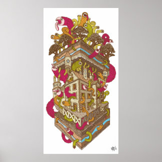 Subterraniale wetenschapsclub poster