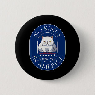 Subtiel anti Trump Geen koningen in Amerika  Ronde Button 5,7 Cm