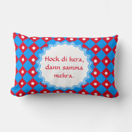 Subtiel Beiers op katoen Kussen