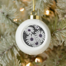 subtiel contrast van de natuur keramische bal ornament