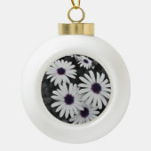 subtiel contrast van de natuur keramische bal ornament (Voorkant)