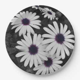 subtiel contrast van de natuur papieren bordje