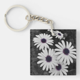 subtiel contrast van de natuur sleutelhanger