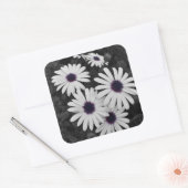 subtiel contrast van de natuur vierkante sticker (Envelop)