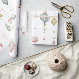 Subtiel hangend Ornament Cadeaupapier