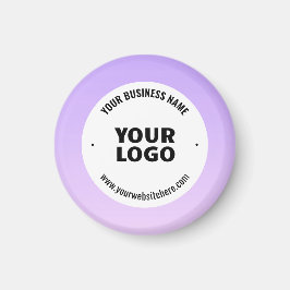 Subtiel licht paarse ombre & uw bedrijfslogo magneet