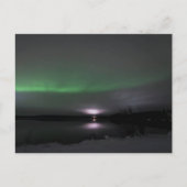 Subtiel noorderlicht, Fairbanks, AK - briefkaart (Voorkant)